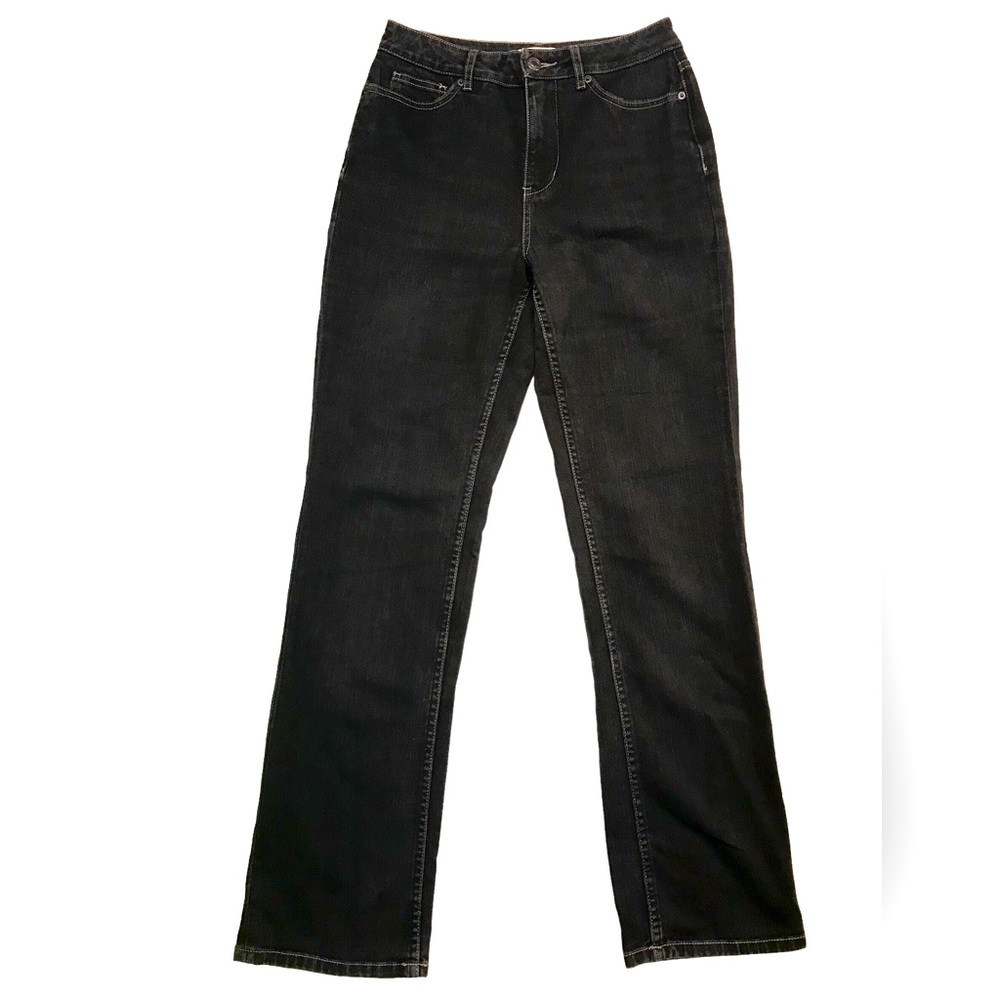 Coldwater Creek Black High Rise Jean Size 4